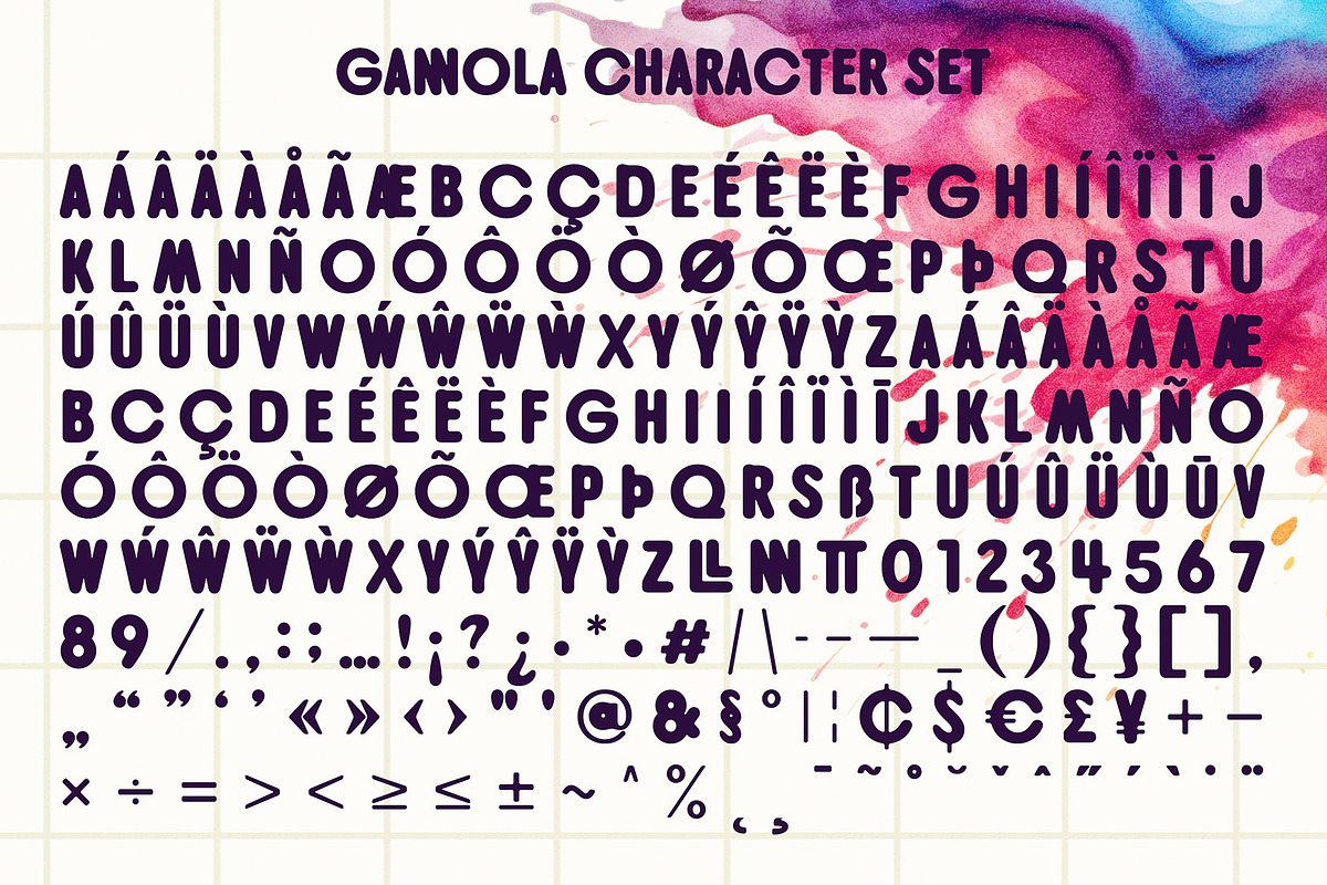 Gannola - Retro Rounded Sans, a Sans Serif Font by Almeera Std (Photo 2 of 7)