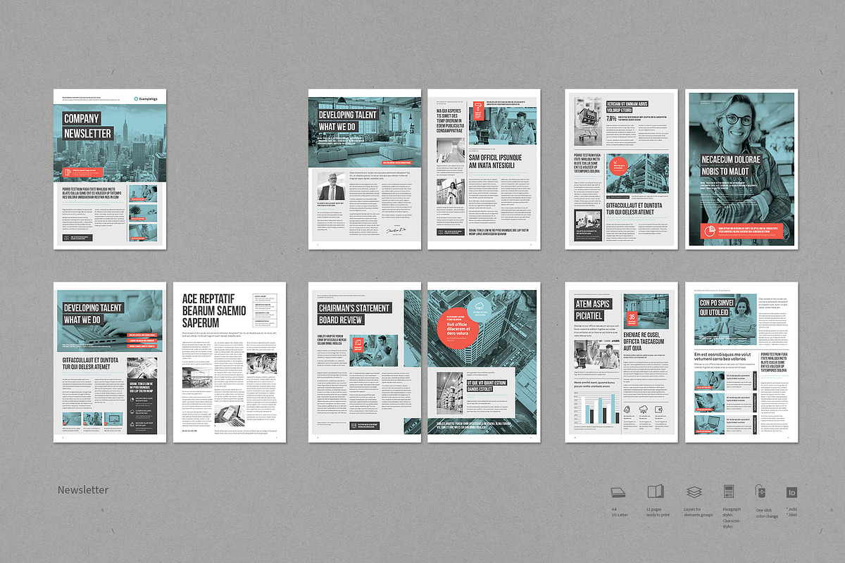 Newsletter, a Brochure Template by TypoEdition (Photo 4 of 4)