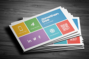 Modern Stylish Business Card, a Business Card Template by Saman Osama (Thumbnail 2 of 4)