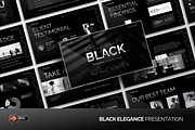 Black Elegance PowerPoint, a Presentation Template by Loin Studio (Thumbnail 1 of 4)