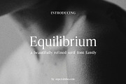 Equilibrium | Refined Serif font, a Serif Font by Supersimbo © (Thumbnail 1 of 8)
