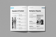 Employee Handbook Template, a Brochure Template by Work-Envance (Thumbnail 6 of 10)