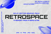 RETROSPACE/ Sci-Fi Graphic Pack, an Object Graphic by ALICE_SHOP.EXE (Thumbnail 1 of 5)