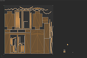 Vintage furniture set_1, a Furniture 3D Model by Snji | 3D Models (Thumbnail 10 of 16)