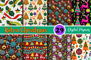 Seamless Retro Christmas Papers, a Photo by Wow Magic (Thumbnail 1 of 2)