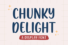 Chunky Delight Handwritten Font