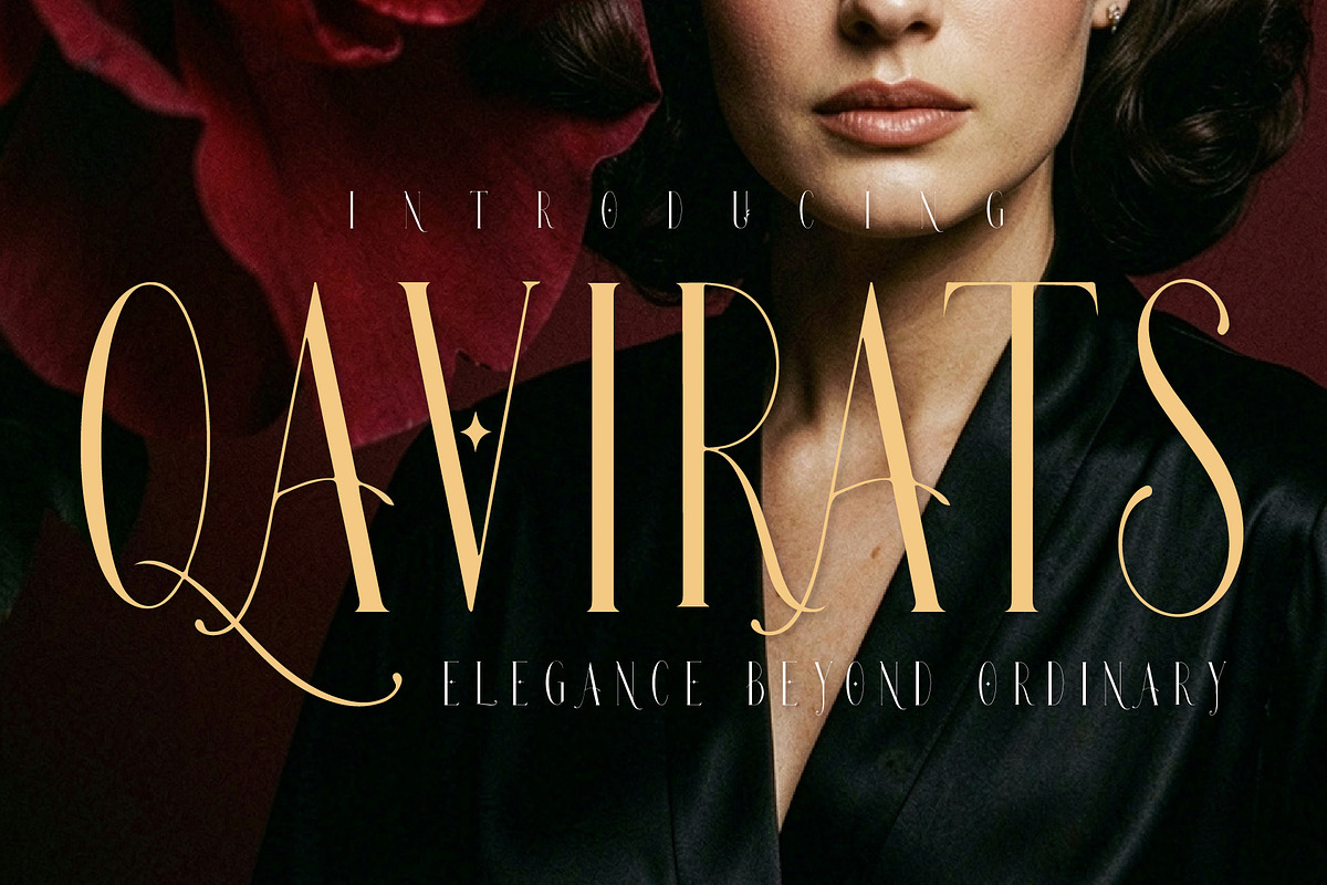 Qavirats - Tall Refined Luxury, a Serif Font by HypeWorksCo (Photo 1 of 20)