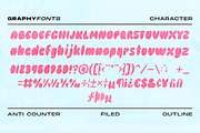 Graphy - Bubble Family Font, a Handwritten Font by Dharmas Foundry (Thumbnail 13 of 13)