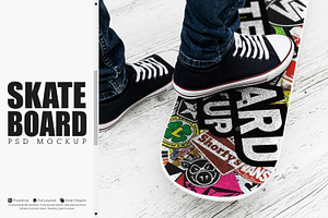 Skateboard Mockup 28