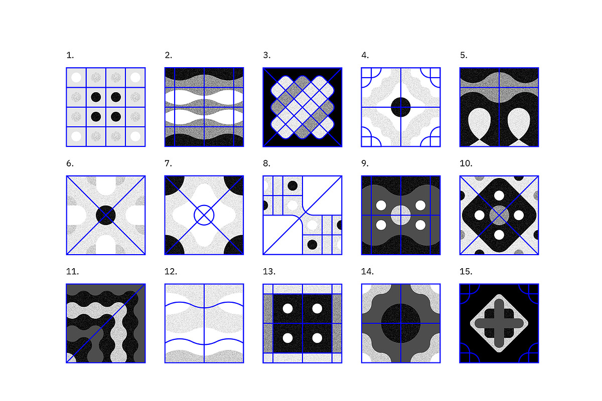 Resonance - Geometric Patterns, a Pattern Graphic by Formelier