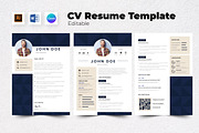 Resume / CV Web Developer V1, a Resume Template by twinstd (Thumbnail 1 of 3)