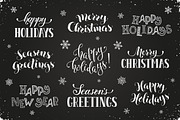 Christmas and New Year phrases set, an Object Graphic by Olly Molly (Thumbnail 3 of 5)