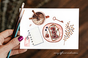 Breakfast Flatlay Collection, a Food Illustration by Scarlet Heath Art (Thumbnail 6 of 12)