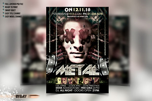 Metal Party Flyer