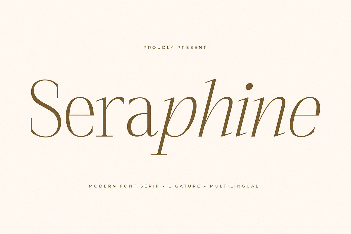 Seraphine Modern Font Serif, a Serif Font by Letterena Studios (Photo 1 of 15)