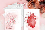 Valentine's Day Card Template, a Card Template by Anastasia Timosch (Thumbnail 2 of 5)
