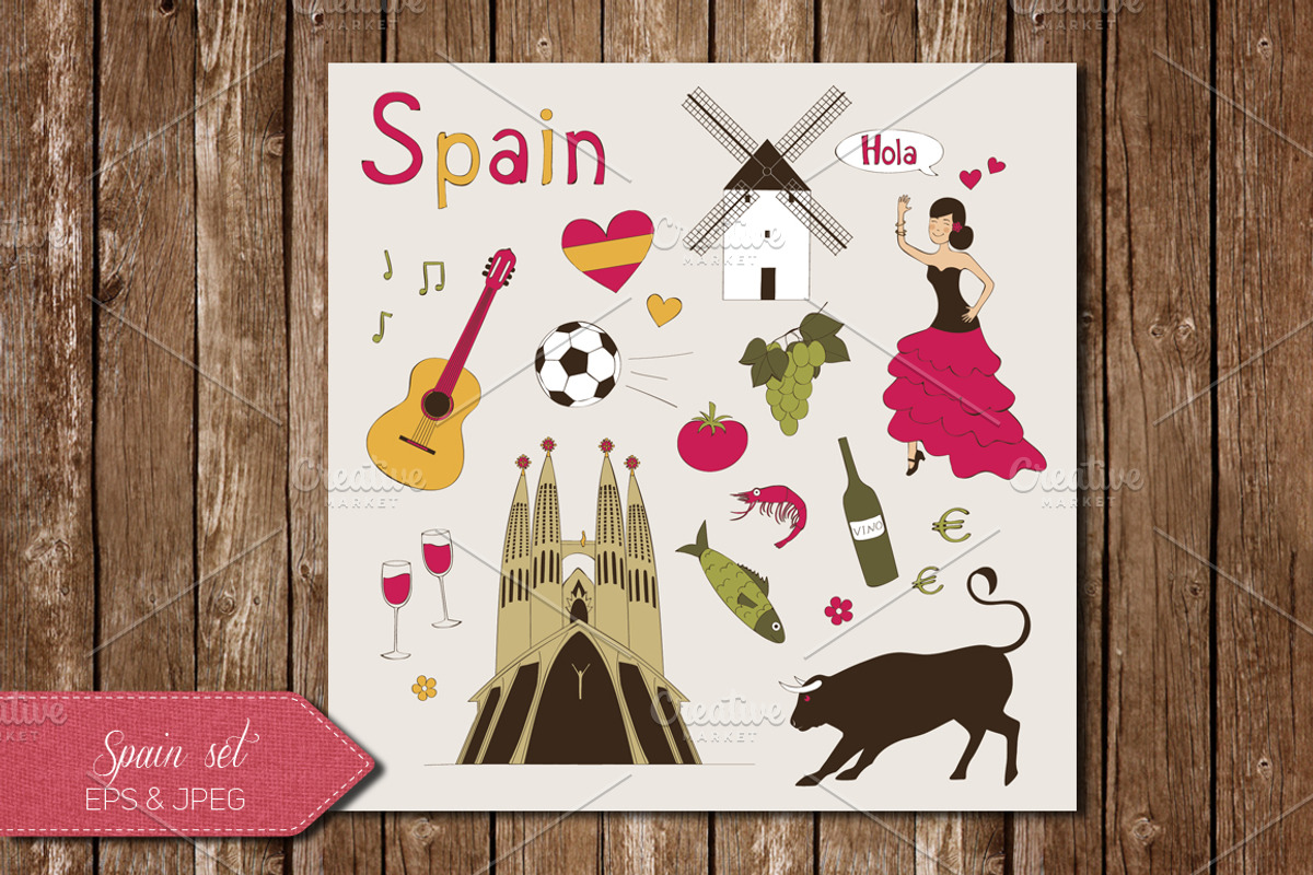 Europe Symbols Collection, an Object Graphic by Alina Tsesarskaya (Photo 3 of 5)