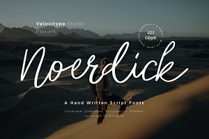 Noerdick - Modern Script fonts