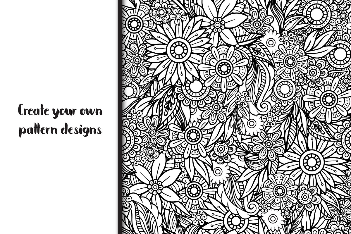 Floral Doodles Collection, a Decorative Illustration by Elinorka (Photo 10 of 14)