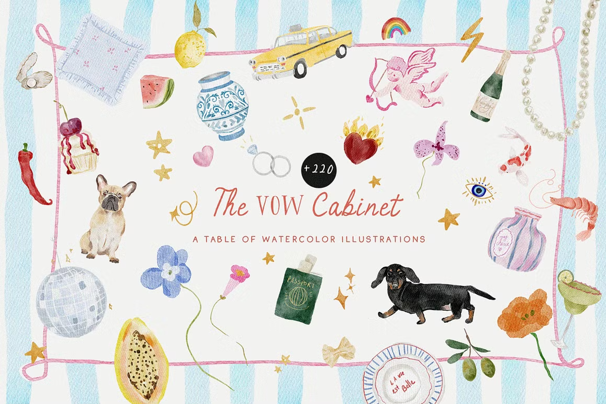 No.2 WHOLE SHOP Graphic Bundle art, a Decorative Illustration by Grace Noboa Illustrations (Photo 10 of 25)