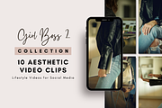 Girl Boss 2: 10 Aesthetic Video Clip, a Social Media Template by sociallyswanky (Thumbnail 1 of 5)
