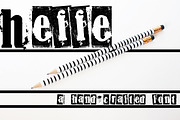 HEFFE Hand Crafted Font, a Slab Serif Font by Rhonna Designs (Thumbnail 1 of 3)