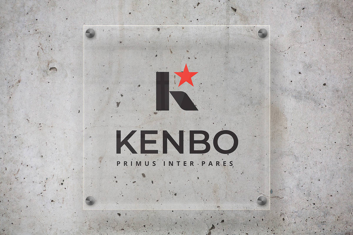 Kenbo Letter K Star Logo Template, a Branding & Logo Template by Tovarkovdesign (Photo 2 of 6)