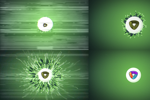 Ambient Particle Logo After Effects preview 3