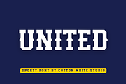 United, a Slab Serif Font by Sofia Skoog (Thumbnail 1 of 8)