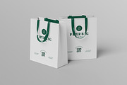 Paper Bag Mockup, a Packaging Mockup by Pikachudesign (Thumbnail 5 of 5)
