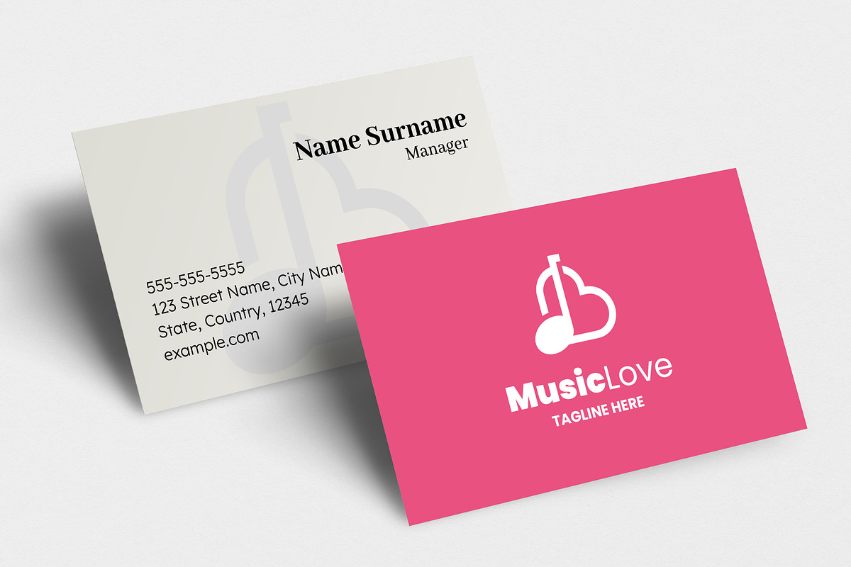 Music Love Logo, a Branding & Logo Template by Design_Planet (Photo 2 of 6)