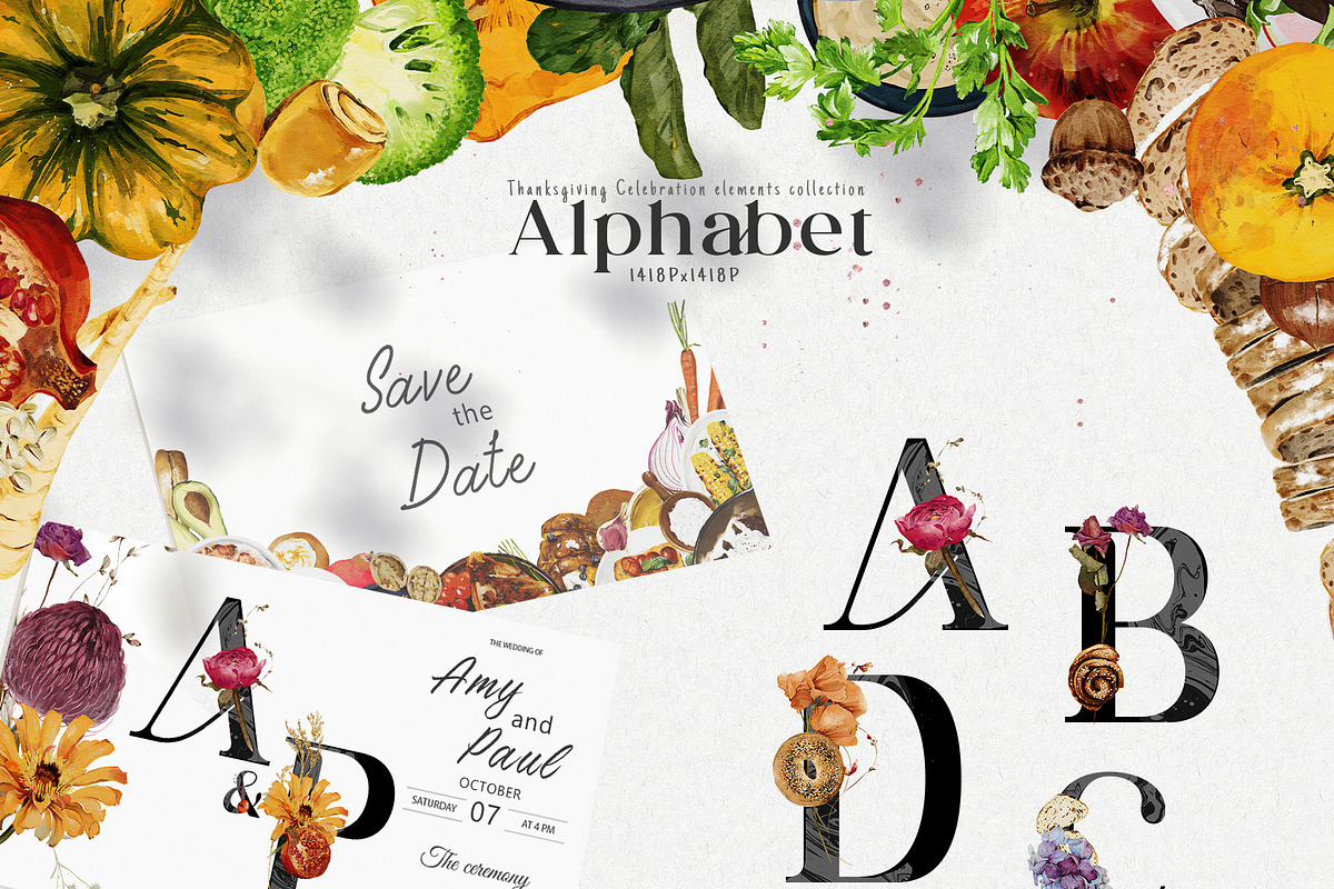 Watercolor Thanksgiving Collection, a Food Illustration by Damian Roh (Photo 15 of 17)