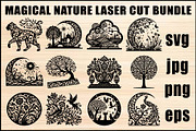 Black Laser Cut Bundle, a Graphic by abu67222 (Thumbnail 1 of 13)