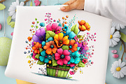 Whimsical Spring Wildflower Clipart, an Illustration by GatewayDesign (Thumbnail 5 of 5)