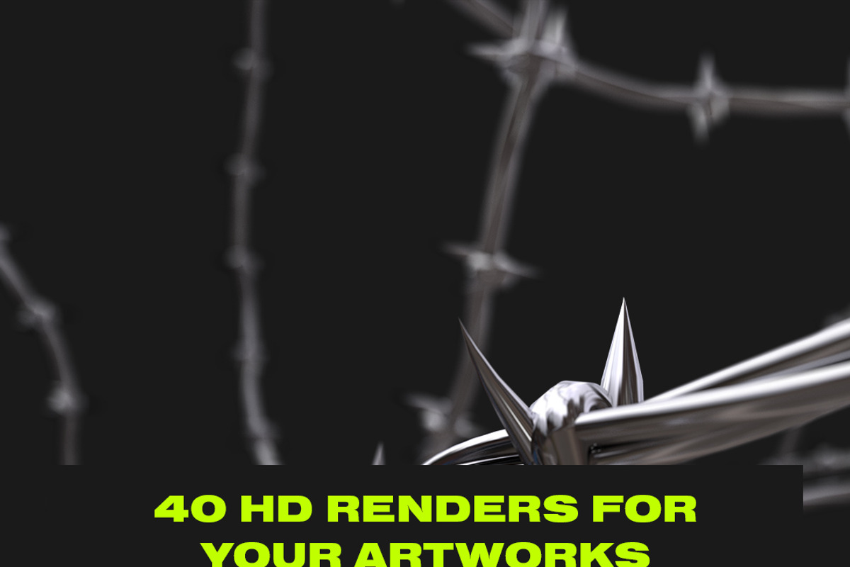 Dread Renders Vol. 2 - Barbed Wire, an Object Graphic by Dreadlabs (Photo 1 of 5)
