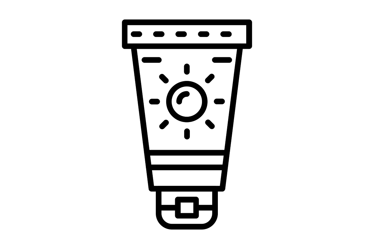 Sunscreen Line Icon, an Icon by Pexelpy (Photo 2 of 2)