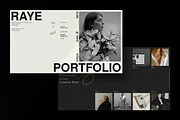 RAYE | Brand Portfolio Template, a Presentation Template by slidestock55 (Thumbnail 9 of 12)