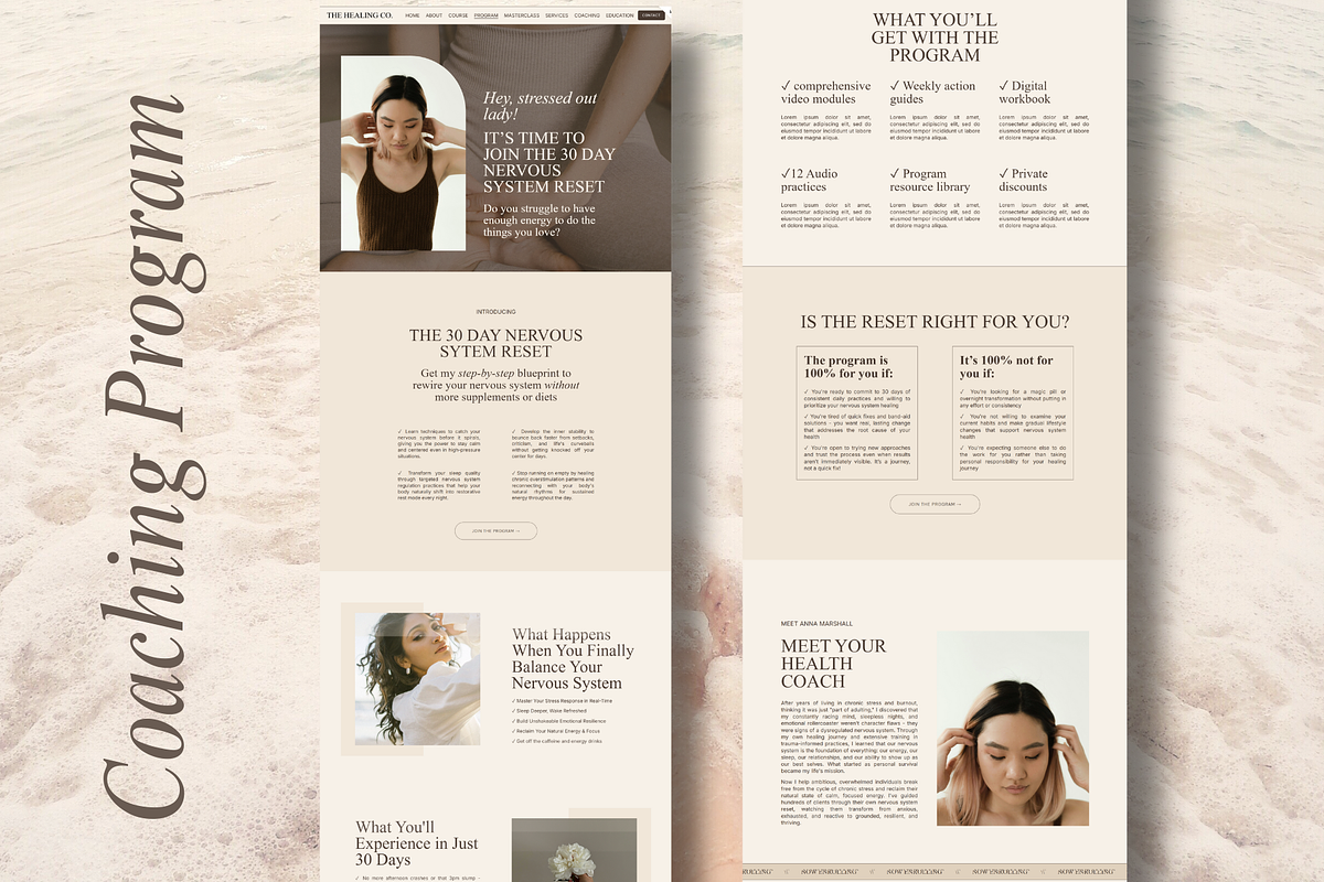 Squarespace Minimal Coach Website, a Squarespace Template by Solana Creative Co. (Photo 11 of 11)