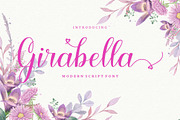 Girabella Script, a Script Font by Bosstype Studio (Thumbnail 1 of 7)