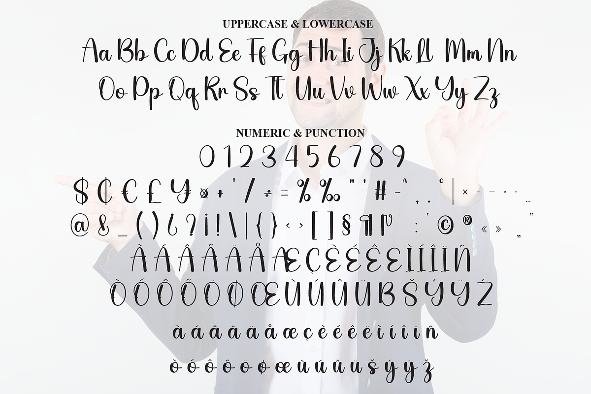 Gesture | Script Font, a Handwritten Font by Scratchones (Photo 7 of 9)