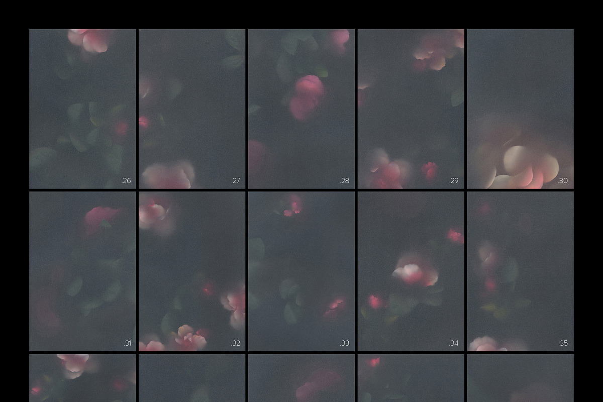 Nocturne in Bloom Floral Backgrounds, a Background Graphic by Dina Mae (Photo 10 of 10)