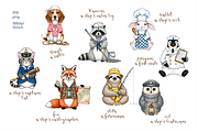 Sea Voyage Cute Animals, an Illustration by lokfrid (Thumbnail 2 of 12)