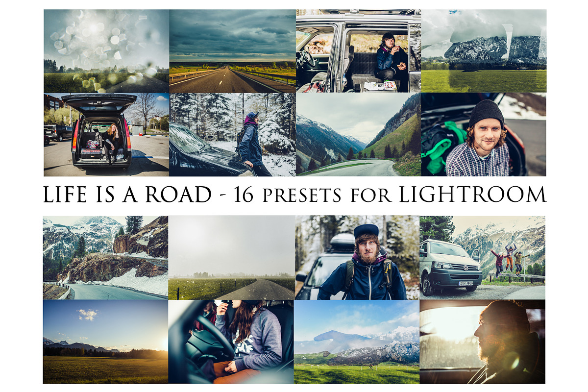 Life is a Road- 16 presets for Lr, an Action Add-On by Graphics, Presets, Photos (Photo 1 of 17)