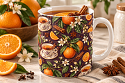Velvet Orchard Seamless Pattern, a Pattern Graphic by Colorsfav (Thumbnail 6 of 7)