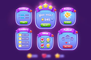 Purply – Game UI Asset Pack, a Graphic by Nebula Finch (Thumbnail 1 of 2)