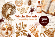 Witchy Botanica Collage Kit, an Object Graphic by Idressart (Thumbnail 1 of 9)