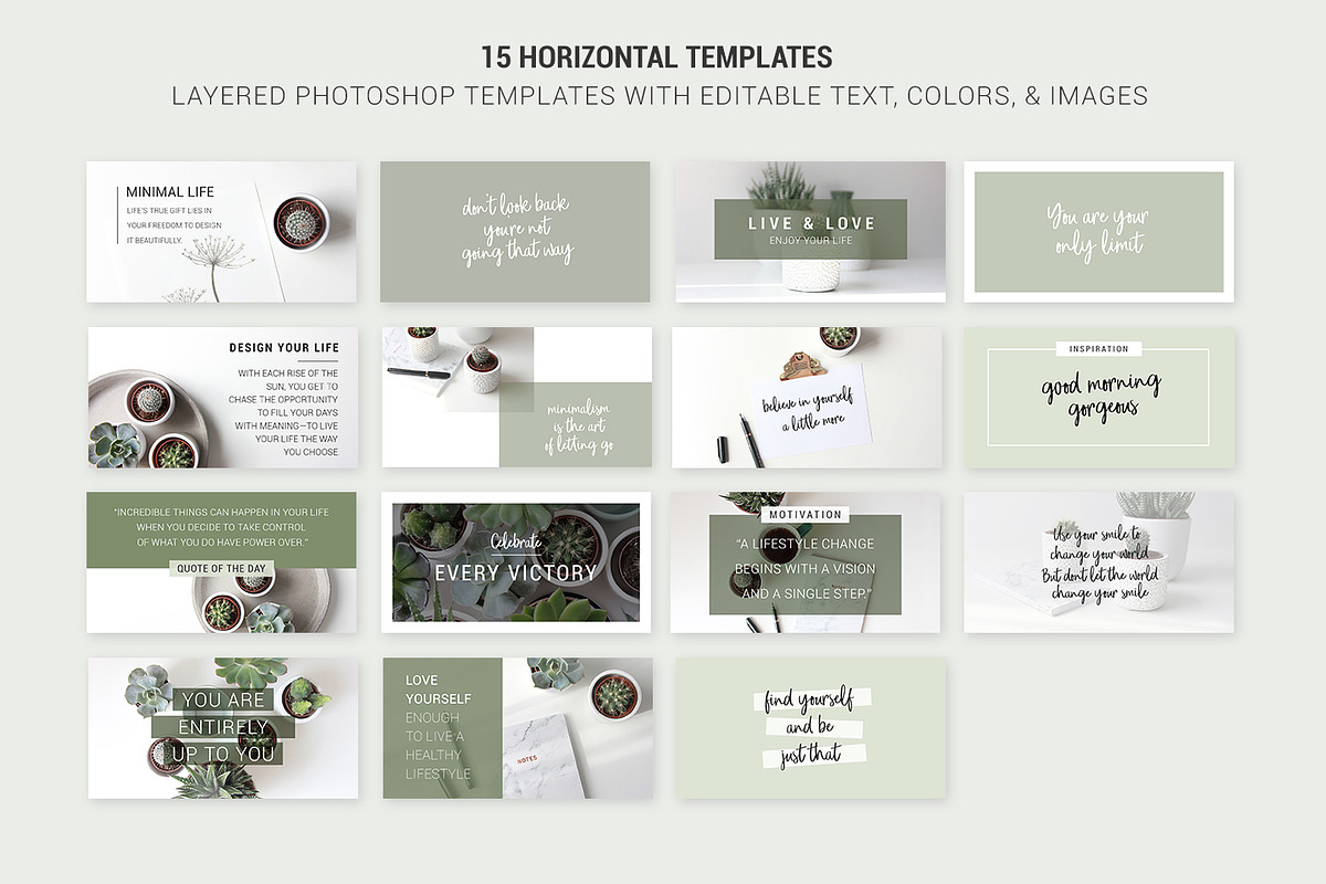 Social Media templates images & font, a Social Media Template by Angele Kamp (Photo 8 of 9)
