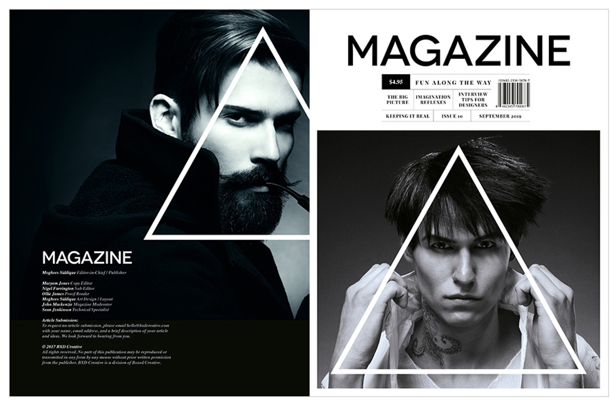 Magazine Template InDesign 10, a Magazine Template by Love Graphic Design (Photo 9 of 28)