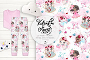 Valentine Cupid Seamless Patterns, a Pattern Graphic by KaramfilaS (Thumbnail 9 of 12)