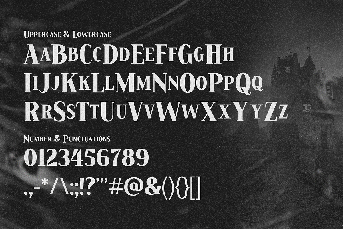 Griten - Horror Gothic Typeface, a Serif Font by Drizy (Photo 8 of 10)